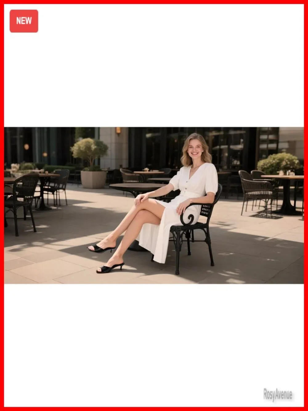Kitten Heels Square Open Toe Low Heels Comfortable Slip On Slides
